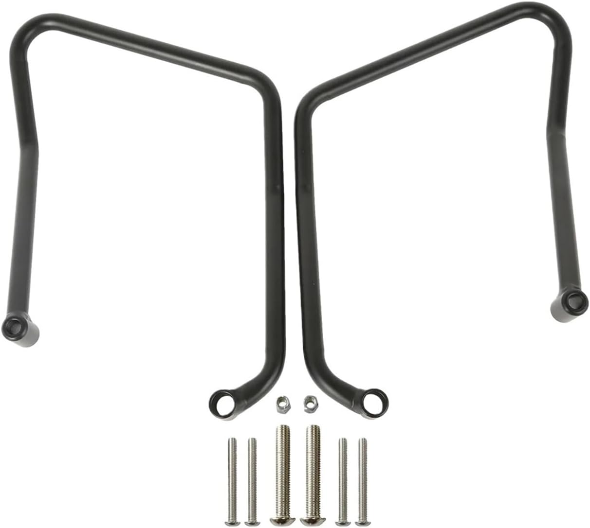 Engine Guard Saddlebag Support Brackets Fit For Harley Sportster XL 883 1200 2000-2022 Iron 48 72 SuperLow Custom XR1200 Motorcycle Bar Bumper Protector(Black)