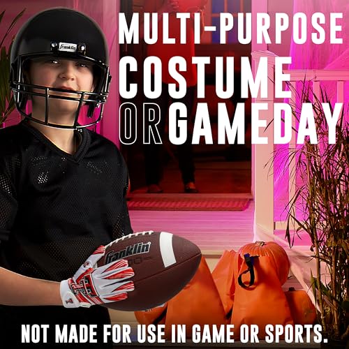 Franklin Sports Texas Tech Red Raiders Kids Football Receiver Gloves - Youth Official NCAA College Team Football Gloves - Silicone Palm - for Kids Ages 7-10 - Youth Small/Extra Small by Franklin Sports - Image 4