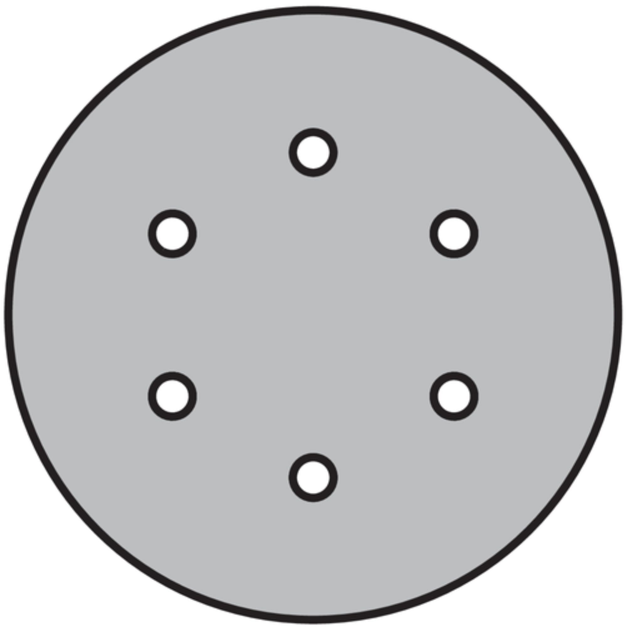 Nuevo! Klingspor FP 77 K T-ACT - Disco de lija (150 mm, 100 unidades, granulado 500)