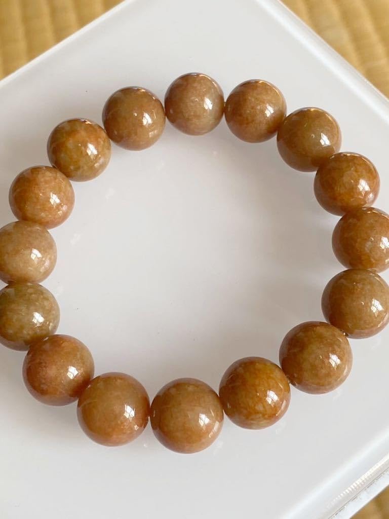 Amazon.co.jp: 極上品！超！天然本赤翡翠 ブレスレット 天然翡翠