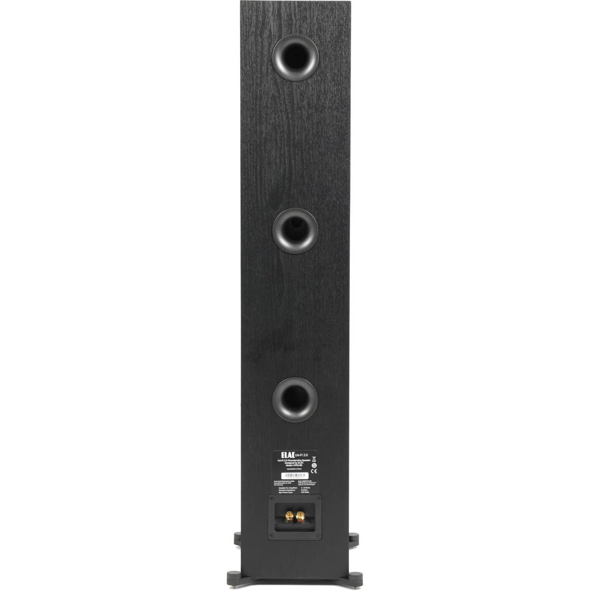 ELAC Uni-Fi 2.0 UF52 - Altoparlante da pavimento, colore: nero (UF52-BK)