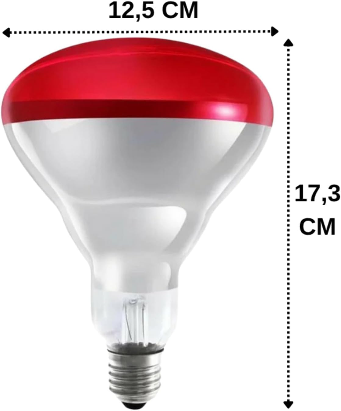 Philips BR125 IR 250W E27 230-250V Czerwony 1CT/10