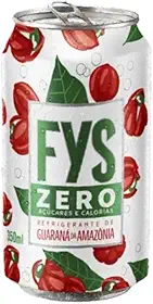 Kit 12 Latas FYS 350ml - ÁGUA TÔNICA OU REFRIGERANTE ZERO (350ml, 12x Guaraná Zero)