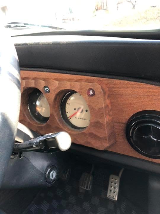 ローバーミニ センターメーター用 ウッドパネル ダッシュボード PMY461