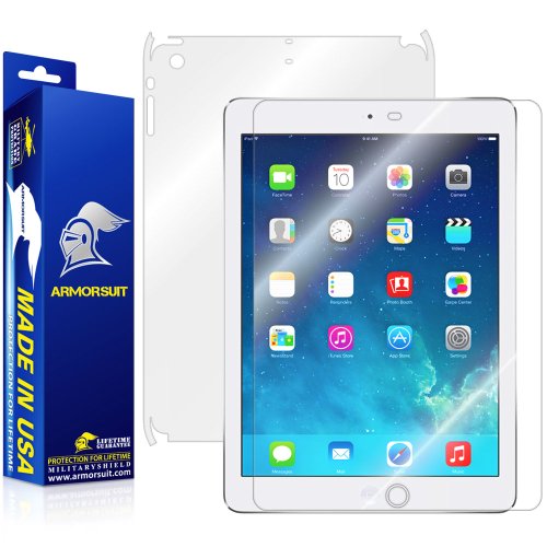 ArmorSuit MilitaryShield Full Body Skin Film + Screen Protector For Apple iPad Air - Anti-Bubble HD Clear Film