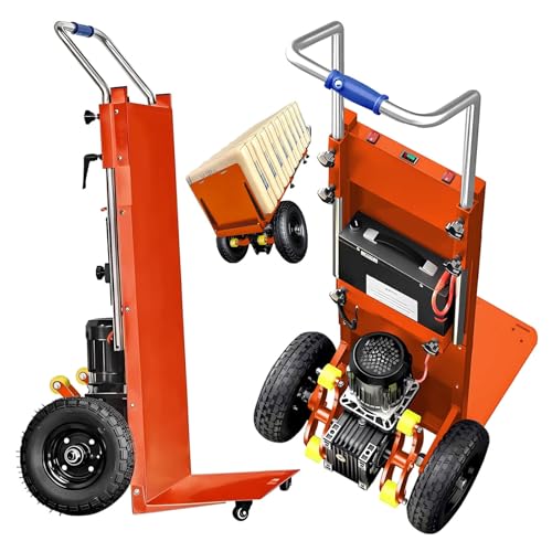 Carretilla eléctrica para escaleras con motor 1200W y capacidad 881 lb miniatura 1