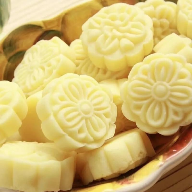 Milk Mooncakes, Chinese Specialty Mooncakes, Sweet Soft Cakes, Mid-Autumn Festival Gifts, Dim Sum, Instant Breakfast, Biscuits Bread, Delicious Pastries, Sweet Snacks, Casual Snack (100g (5pcs))