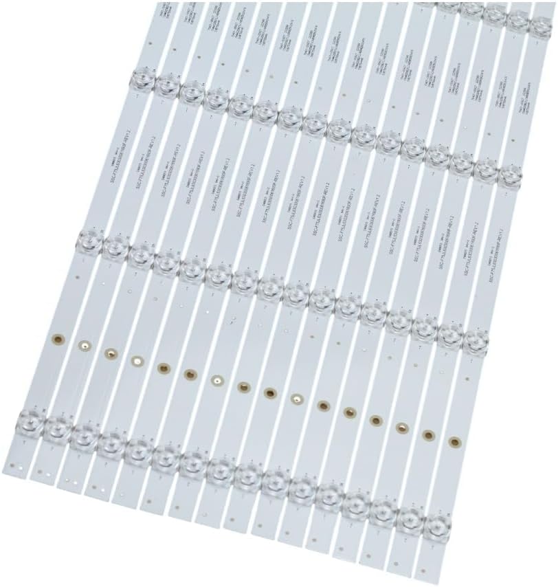 16 Pieces LED Backlight Strips Aluminum Replacement for Vizio 75'' TV SSC-F75JL63030061607B SVB750A78 V755-G4 V755-H4 V755-J04 SVB750A46 SVB750A98 SSC-F75JL63030061693F