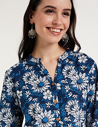 Image of Amazon Brand - Myx Women's Cotton Regular Fit Kurta (Available in Plus Sizes)