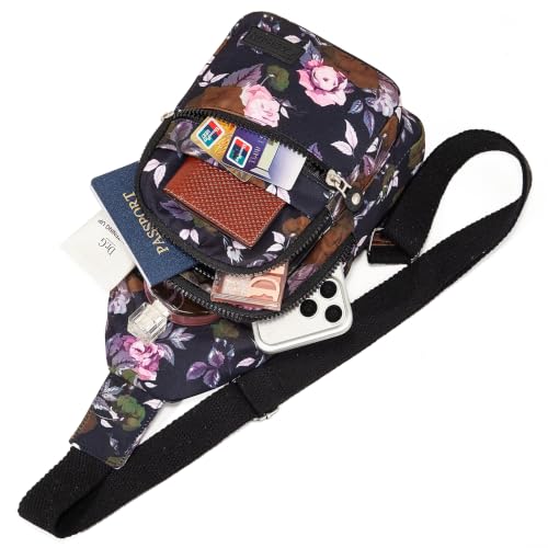 Image of Banelu Small Sling Backpack Crossbody Bags for Women Men, Sling Bag Cross Body Bag Fanny Packs Crossbody Purses