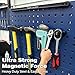 BEILITEMAG Double Sided Magnetic Tool Holder, 17 Inch Magnetic Screwdriver Holder Rack, Easy to Install Magnet Tool Organizer for Garage Storage, Workshop, Jobsite, Shed and Kitchen (2 Pack)