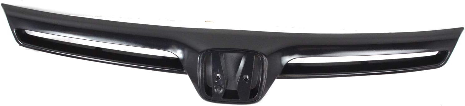 Garage-Pro Front Bumper Cover Kit For 2006-2008 Honda Civic Coupe LX, DX, EX, Except Si, Front Grille Assembly, Black