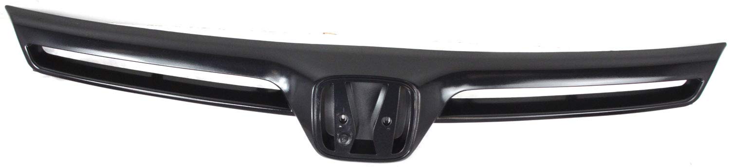 Garage-Pro Grille Assembly Compatible with 2006-2008 Honda Civic Painted Black Shell and Insert