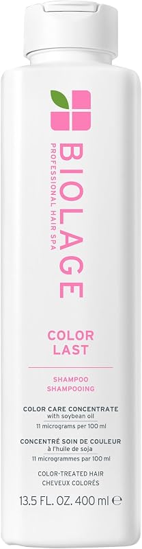 Color Last Shampoo – For Color-Treated Hair | Soybean oil, stearic acid, vegan, paraben-free, mineral oil-free, cleanses, hydrates