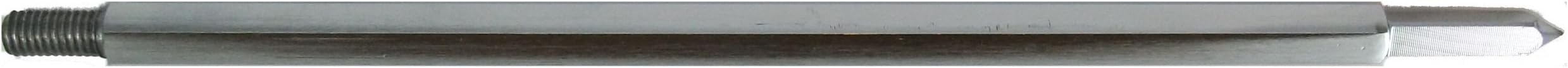 OneGrill 45 Inch x 1/2 Inch Hexagon Chrome Steel Rotisserie Spit Rod W/ 5/16 Inch Square Drive End - Grills up to 38 inches Wide.