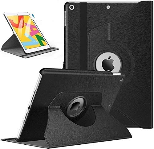 CELZO 360 Degree Rotater Flip Cover Case for Apple Ipad 10.2 (2019), Ipad 10.2 (2020), Ipad 10.2 (2021) 9Th Generation Tablet - (Black) (B08GKJRQD2) Amazon Price History, Amazon Price Tracker