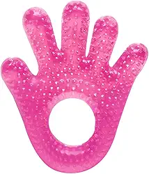 BUBA Mordedor Com Agua Maozinha Rosa, Modelo: 14684, Cor: Colorido