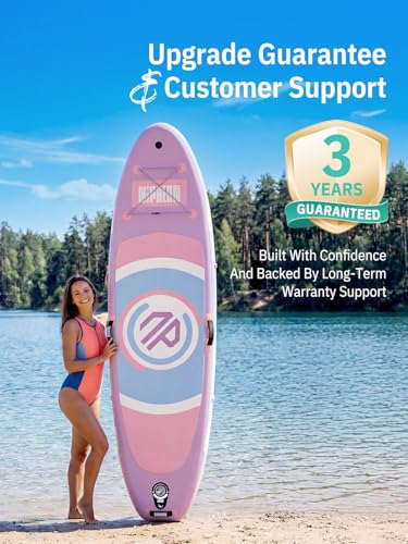 Image of Niphean（Ultra-Light） Inflatable Paddle Board with StabilTrac Fin and Durable SUP Accessories, 10' Stand Up Paddle Boards for Adults & Youth, Versatile Yoga Paddle Board, Gift Ideas