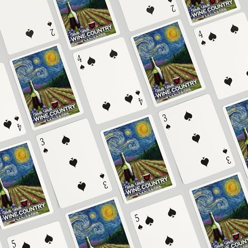 Lantern Press Naipes Póker Walla Walla 52 cartas miniatura 4
