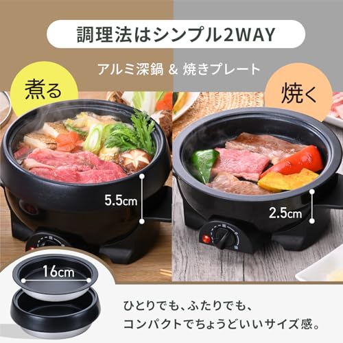 Abitelax 電気ミニプレート 1人用