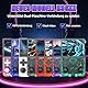 R36XX Retro Spielkonsole, Handheld Videospielkonsole 22000+ Klassische Spiele 12+ Emulatoren, 3.5″ IPS OCA Bildschirm, 640*480 Auflösung, Open Source Linux System, WiFi Unterstützung (128G) (Violett)