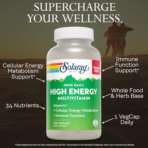 SOLARAY Once Daily High Energy Multivitamin