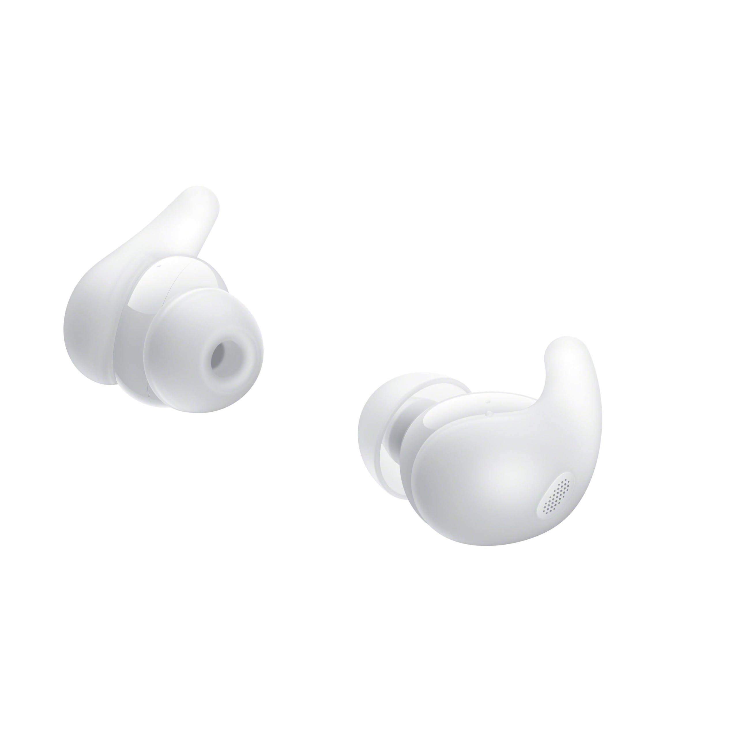Sony LinkBuds Fit - Cuffie True Wireless Bluetooth con Noise Cancelling - Comfort a lungo, IPX4, High-Res Audio, modalità Ambient Sound, batteria fino a 21 ore, Multipoint, iOS e Android - White