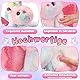 Hapikids Plush Einhorn Geschenke für Mädchen 3 4 5 6 Jahre, Einhorn Spielzeug ab 3-8 Jahren Mädchen Geburtstag Weihnachten Geschenke 3-8 Jahre Einhorn Kissen Spielzeug 3 4 5 6 Jahre Kinder