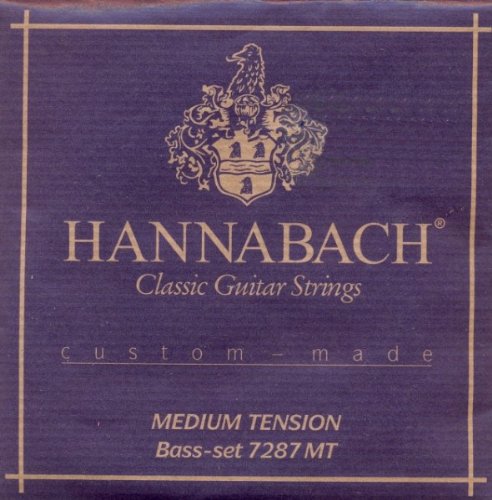 Preisvergleich Produktbild Hannabach 7287 Custom Made - Bass-Satz Konzergitarre, medium Tension