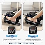 Under Schreibtisch Ellipsentrainer, Einstellbarer Geschwindigkeits mit Fernbedienung, Sitzende Pedal Exerciser zur Beine Erholung für Jugendliche Senioren und Erwachsene – Bild 2