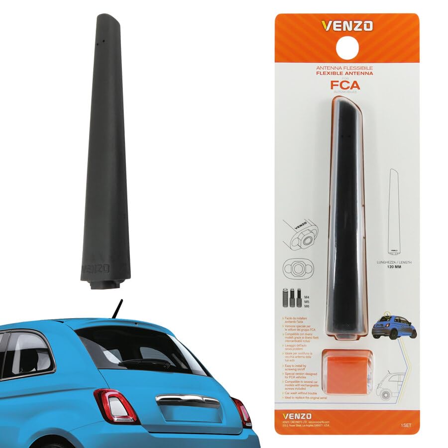 Antenna Venzo flex Fiat M4/M5/M6 120mm