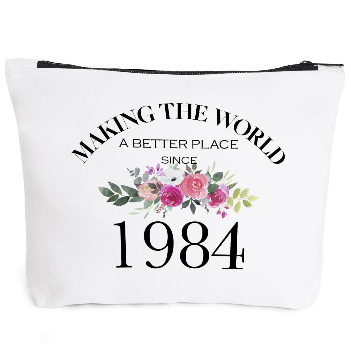 Fokongna 40th Birthday Gifts for Women Daughter Bestie Mom Aunt BFF Friends Teacher Boss Coworker-Making The World Since 1984-40 Years Old Gifts Ideas For Women Turning 40 for Wife Sisters Her