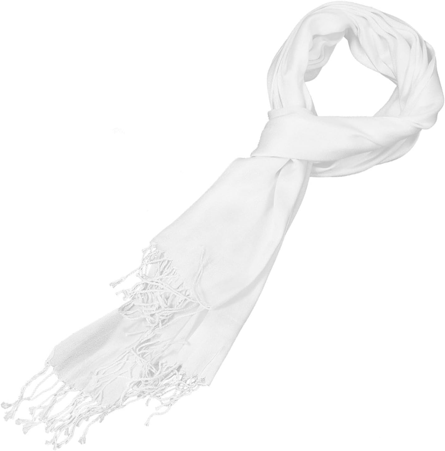 Garneck DIY Pure Cotton White Scarf for Painting and Craft Projects