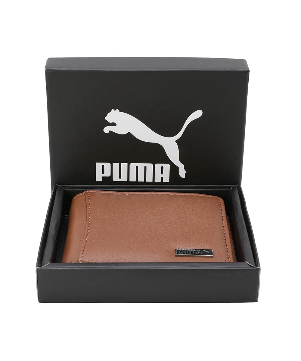 Puma Tan Polyester Unisex Wallet (5405403_Brown_X)
