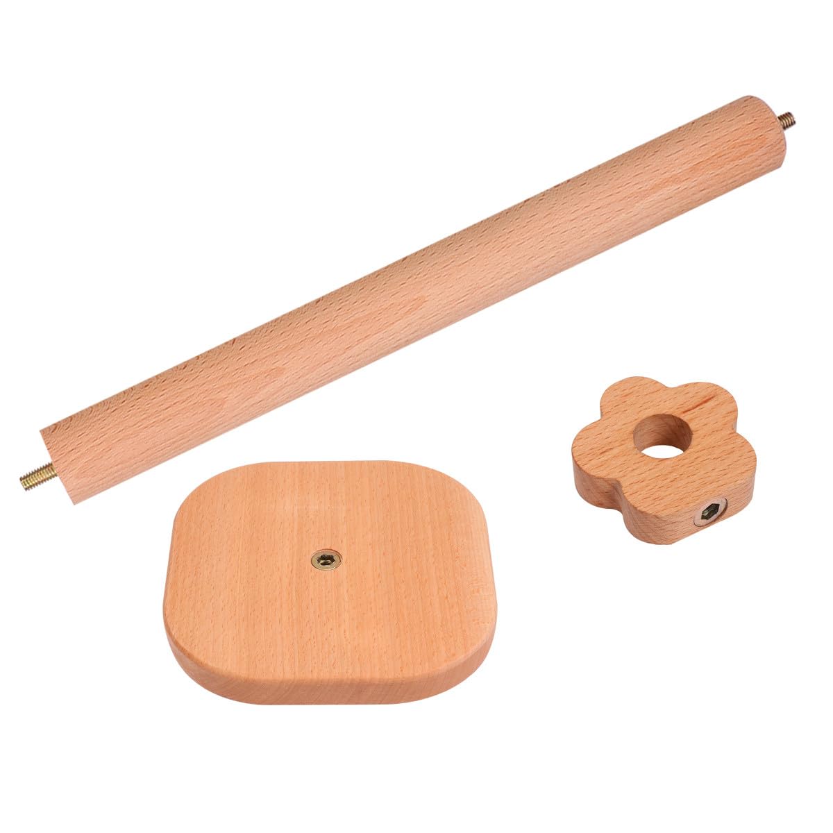 Portarotolo Verticale in Legno per Carta da Cucina Creativa