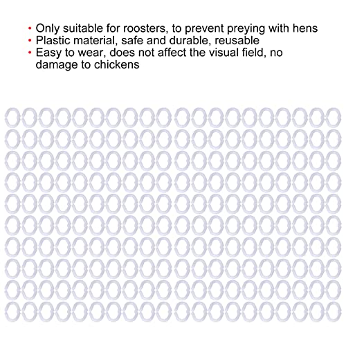 200 Peças de Clipes de Bico de Frango, Boca de Galo de Plástico, Clipe de Boca de Frango Reutilizáve