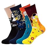 【Geeignet für viele Anlässe】 Schöne lässige Crew-Socken eignen sich für Frühling und Herbst, egal ob zu Hause oder im Büro oder in der Schule, Alltag und Urlaub sind die perfekte Wahl und auch ein perfektes Geschenk für Familie, Freunde und jeden, den Sie lieben