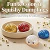 Glitter Dumpling, Glitter Dumpling Squishy with Box, 6 Color Options Dumplings Squishy Toy for Stress Relief (Gold) #4