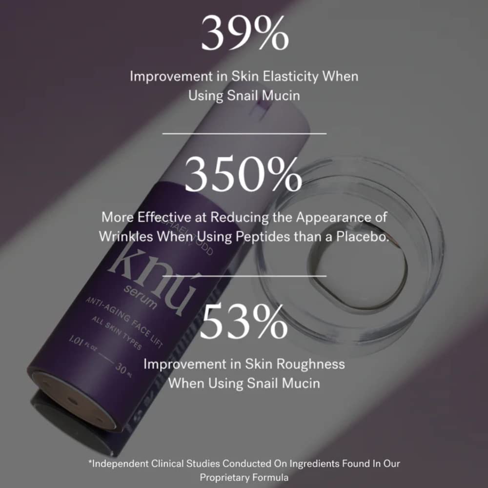 Michael Todd Beauty KNU Serum – Face Lifting, Brightening & Tightening Serum – For Restoring & Rejuvenating – With Aloe Vera, SSF, Peptides & Botanical Extracts – For All Skin Types – 1.01 fl oz/30 mL