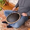 Meinl Sonic Energy OSTD1BK Octave Steel Tongue Drum D Kurd + Handpan Stand + Keepdrum Beater #5