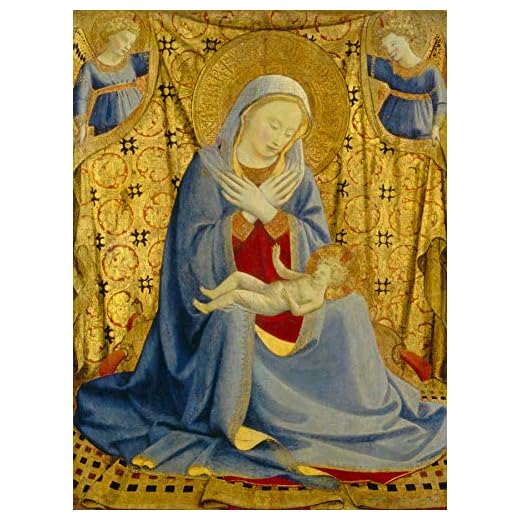 Fra Angelico The Madonna of Humility 1430 National Gallery of Art Washington DC 24" x 18" Fine Art Giclee Canvas Print (Unframed) Reproduction