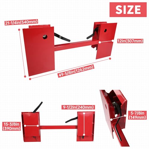 image for ECOTRIC Skid Steer Quick Tach Conversion Adapter Plate Skid Steer Atta