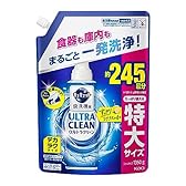 ※【タイムセール】【28%OFF!】キュキュット 【大容量】 ウルトラクリーン デカラクサイズ 食器用洗剤 すっきりシトラスの香り 詰め替え 1350g 890円!