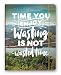 Orange Circle Studio 2018 Just Right Monthly Planner, Aug. 2017 - Dec. 2018, Time You Enjoy Wasting