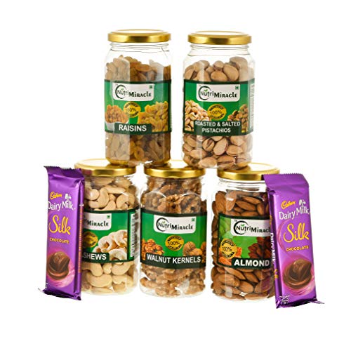 Image of NUTRI MIRACLE Thanksgiving Dry Fruits Hamper | Gift Pack for Corporate and Family Use