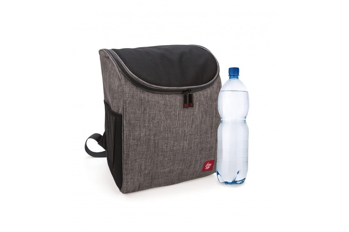 Bolsa Nevera Mochila 20 L. Gris Jaspeada