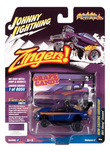 Johnny Lightning 1:64 Street Freaks Ver B 2011 Car Camaro Grape