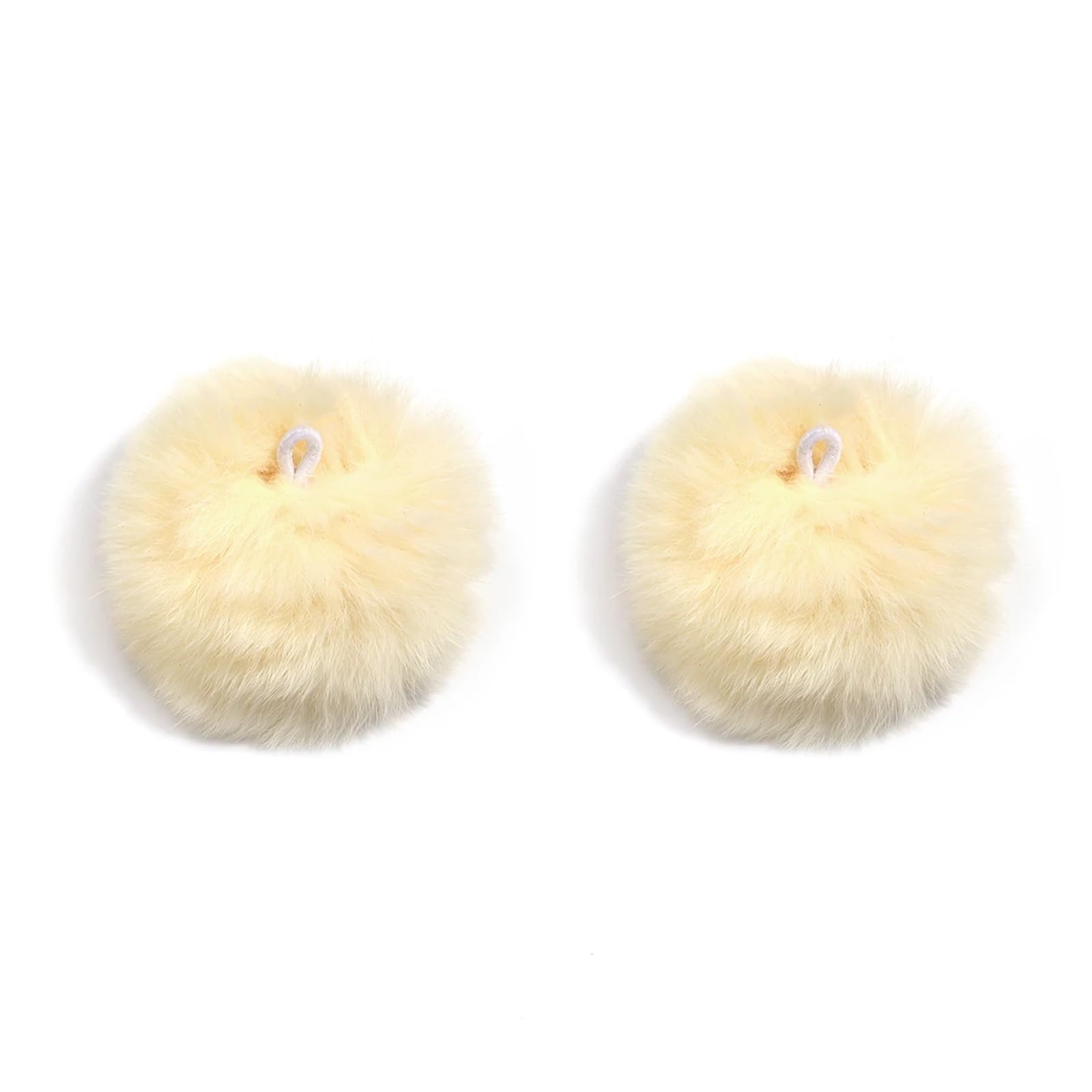 Fluffy Soft Pompom Balls 6cm 20pcs for DIY Sewing Keychain Hat Glove Craft