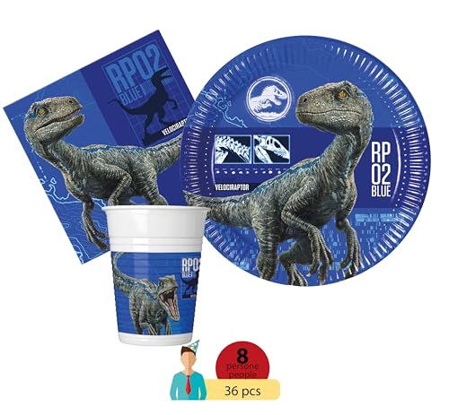 Kit Party Tavola Jurassic World 2 per 8 persone