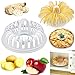 offershop Cortador de sistema para cocinar patatas fritas y microondas, juego de 3 piezas, no freír sin aceites grasos
